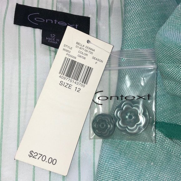 🕊CONTEXT🕊LORD AND TAYLOR EMBROIDERED BLAZER🕊 - Picture 7 of 7